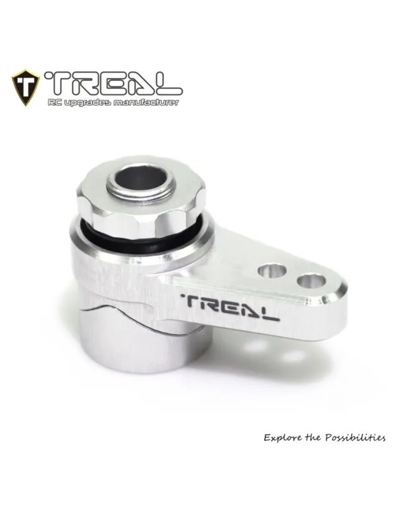 TREAL TRLX002V2PHY5 LOSI LMT ALUMINUM SERVO SAVER (25T) (SILVER)