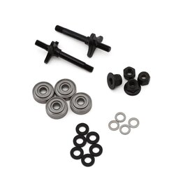 YOKOMO YOKRD-010FDS STEEL DOUBLE BEARING FRONT AXLE SET (2)