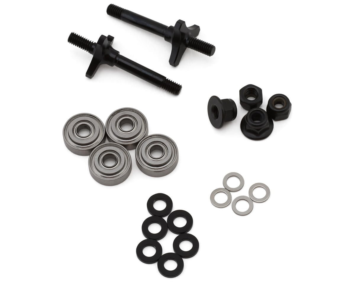 YOKRD-010FDS STEEL DOUBLE BEARING FRONT AXLE SET (2)