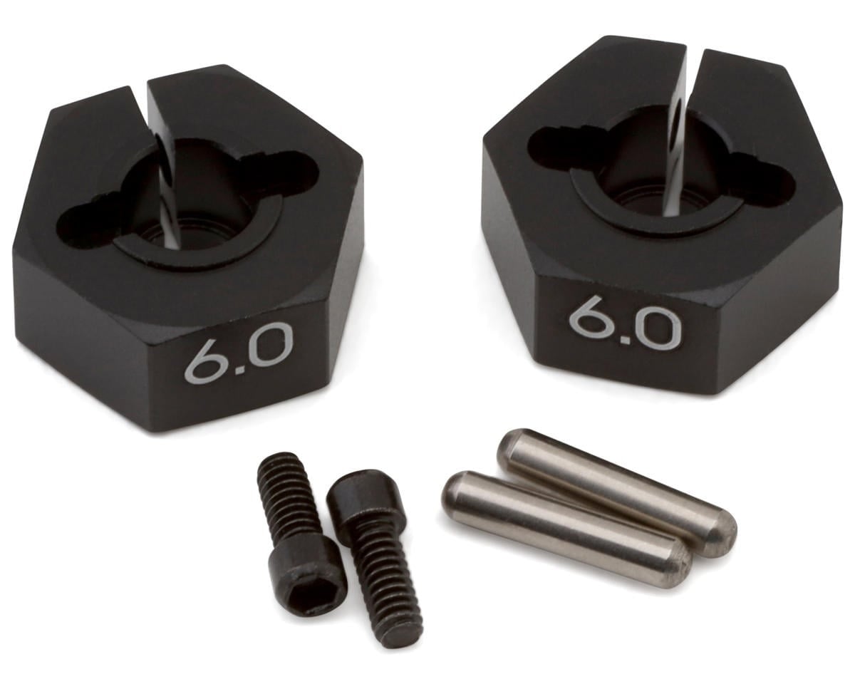 YOKY2-011CB6A YD-2 6MM ALUMINUM CLAMPING WHEEL HEXES (2)