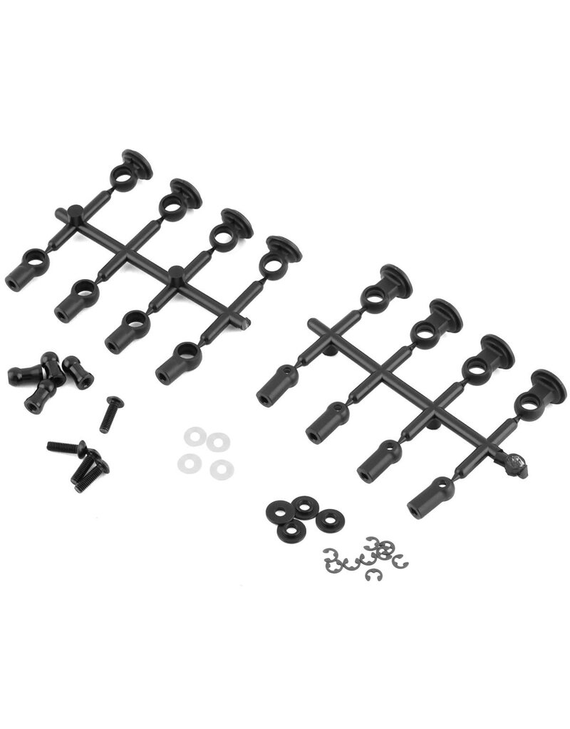 YOKOMO YOKY2-SBBSA ALUMINUM SLF BIG BORE KASHIMA COATED DRIFT SHOCKS SET (BLACK)