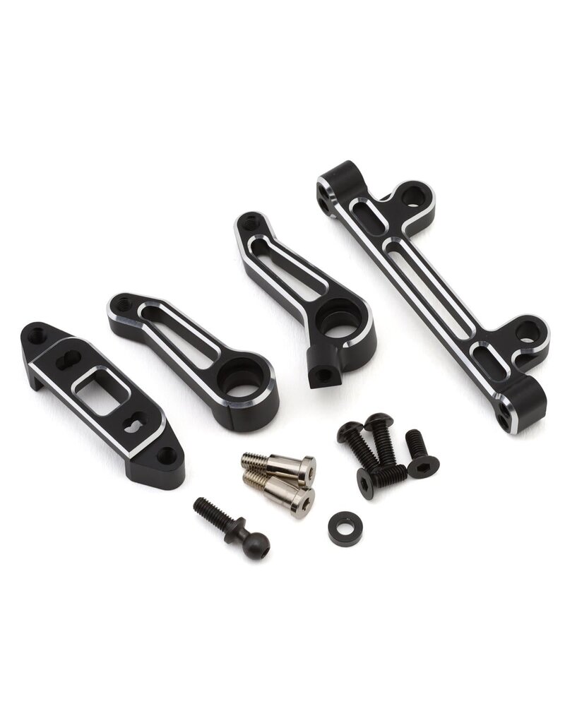 YOKOMO YOKRD-202A RD2.0 CHAMFERED ALUMINUM STEERING BELL CRANK ASSEMBLY (BLACK)