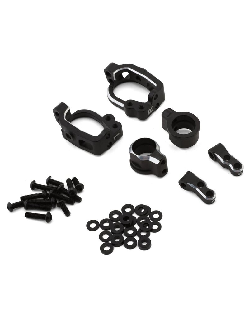 YOKOMO YOKRD-415SAB RD/SD/MD ALUMINUM ADJUSTABLE FRONT STEERING BLOCK SET (BLACK)