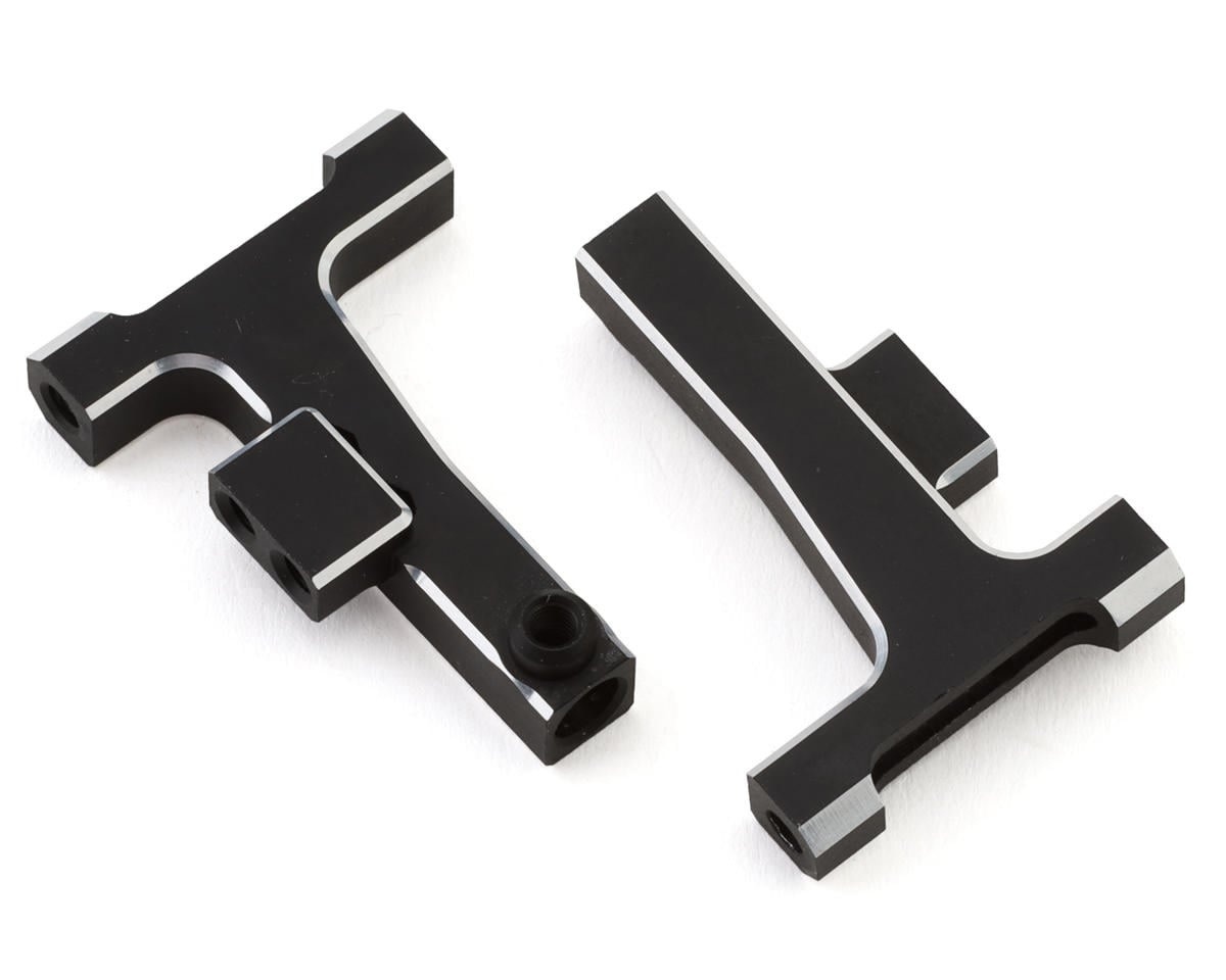 YOKY2-008FT ALUMINUM FRONT LOWER T-ARM SET (BLACK) (2) (SHORT) (RD/SD)