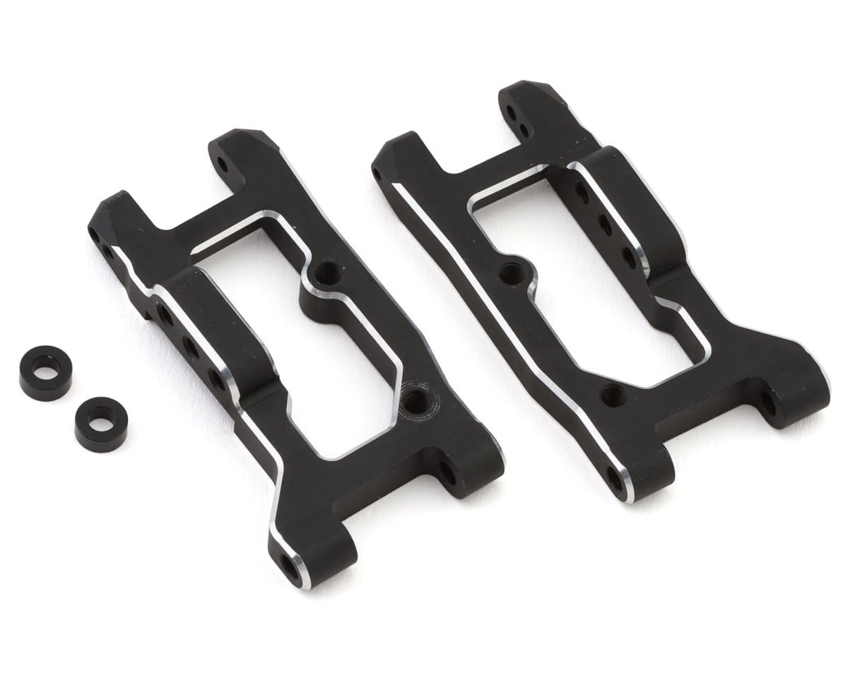 YOKY2-008RAW RD2.0/SD2.0 ALUMINUM SHORT REAR WEIGHT H SUSPENSION ARMS (BLACK) (2)