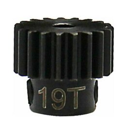HOT RACING HRAMSG19M05 MOD 0.5 HARDENED STEEL PINION GEAR (2.3MM BORE) (19T)