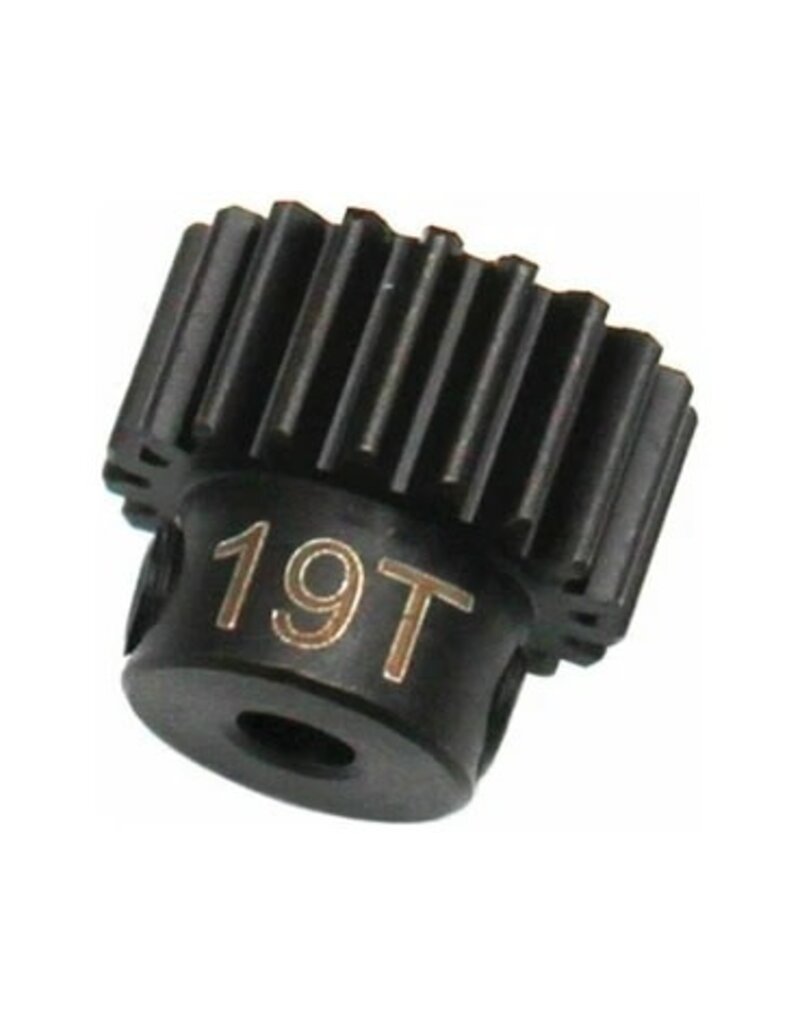 HOT RACING HRAMSG19M05 MOD 0.5 HARDENED STEEL PINION GEAR (2.3MM BORE) (19T)