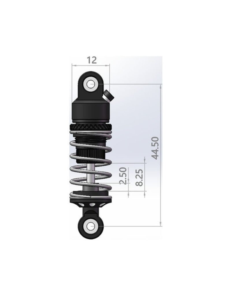 HOT RACING HRAGRM445NDP01 ALUMINUM NASCAR DAMPER 44.5MM (2) - GROM