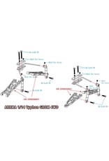 HOT RACING HRAGRM311TY01 ANTI-ROLL SWAY BAR SET GROM TYPHON NASCAR