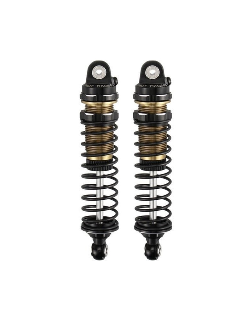 HOT RACING HRAAMN75DP01 ALUMINUM DAMPER SHOCK 75MM (2) - MINI KRATON