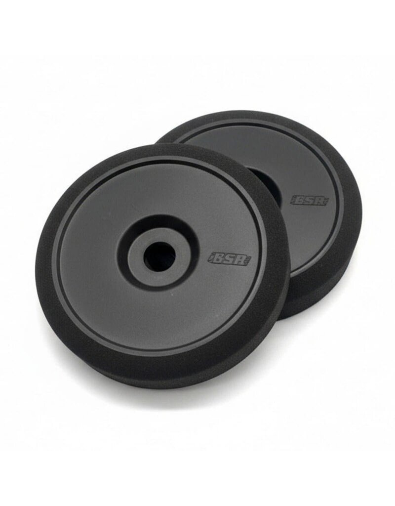 BSR RACING BXRC8235-B 1/8 BUGGY TIRE - BLACK WHEEL, 35 SHORE (2)