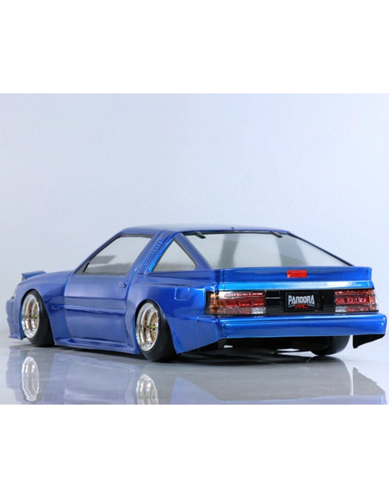 PANDORA RC PABG-3062 1/10 MITSUBISHI STARION DRIFT BODY SET (CLEAR) (257-260MM)