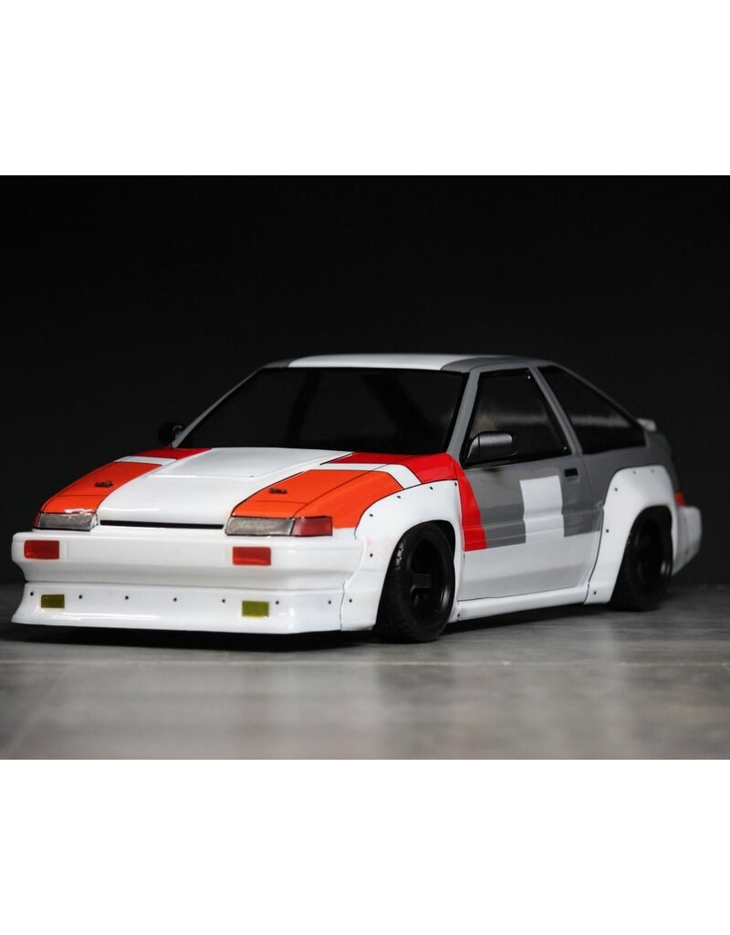 PANDORA RC PABG-3067 1/10 TOYOTA AE86 TRUENO N2 SPECIFICATION DRIFT BODY SET (CLEAR) (257-260MM)