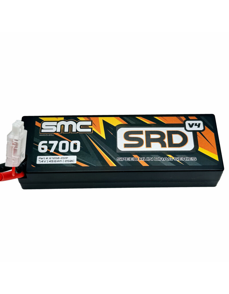 SMC SMC67250-2S1PV4 SRD V4 7.4V  LIPO 6700MAH 250C: QS8