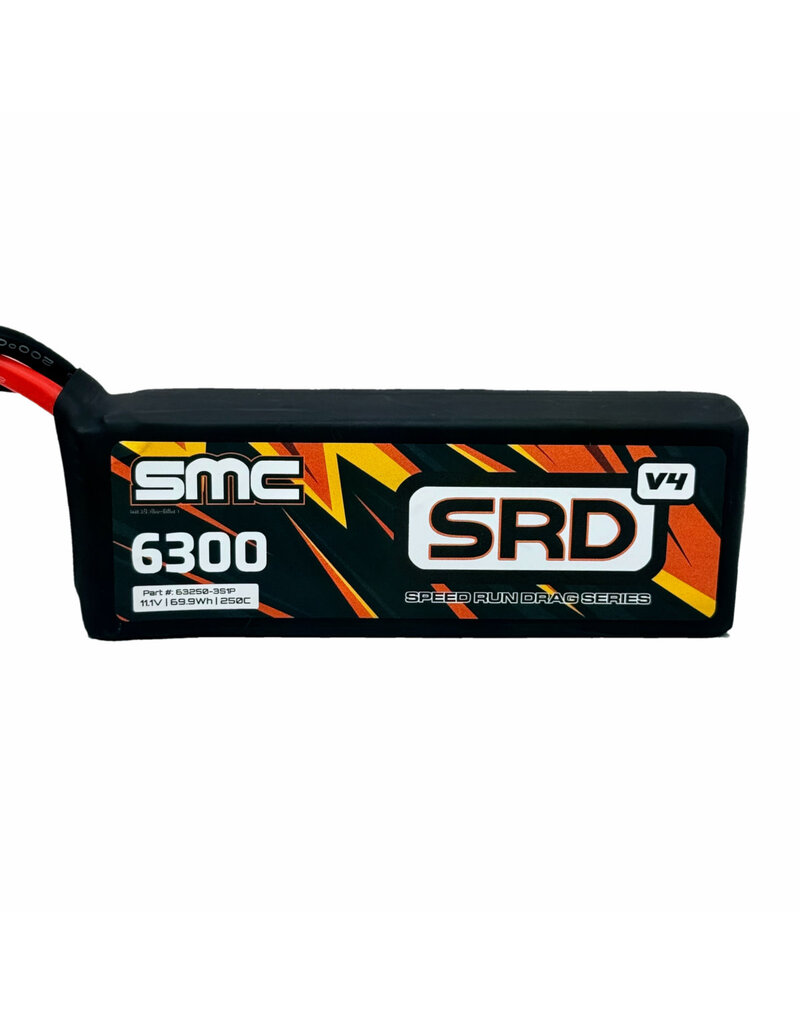 SMC SMC63250-3S1PV4 SRD V4 11.1V  LIPO 6300MAH 250C: QS8