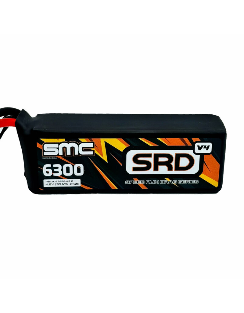 SMC SMC63250-4S1PV4 SRD V4 14.8V  LIPO 6300MAH 250C: QS8