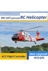FLYWING MH-60T 470 ACE GPS/ATT SCALE RC HELICOPTER RTF: COAST GUARD WHITE/JAYHAWK