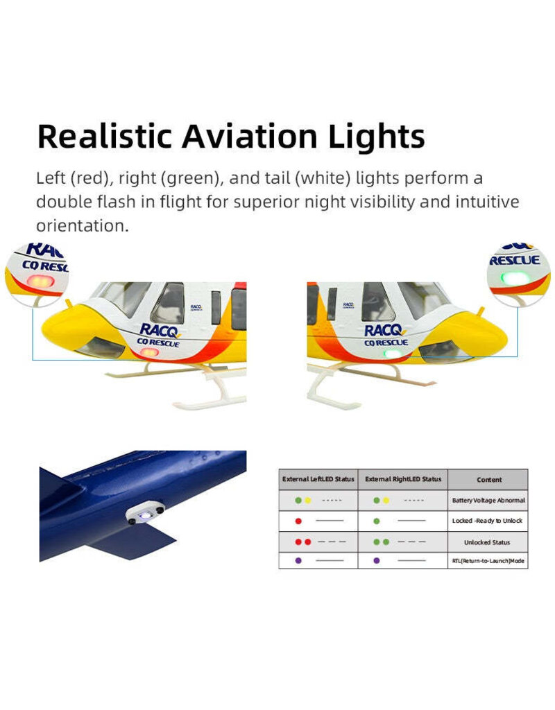 FLYWING BELL-412 470 ACE GPS/ATT SCALE RC HELICOPTER RTF