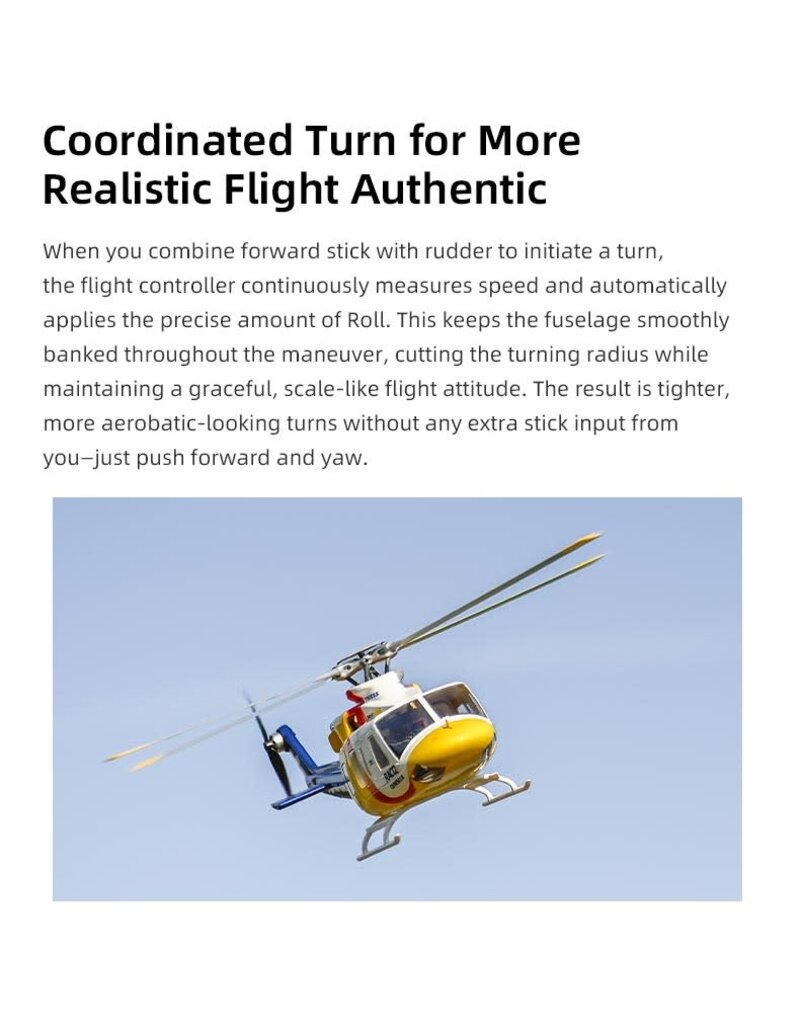 FLYWING BELL-412 470 ACE GPS/ATT SCALE RC HELICOPTER RTF