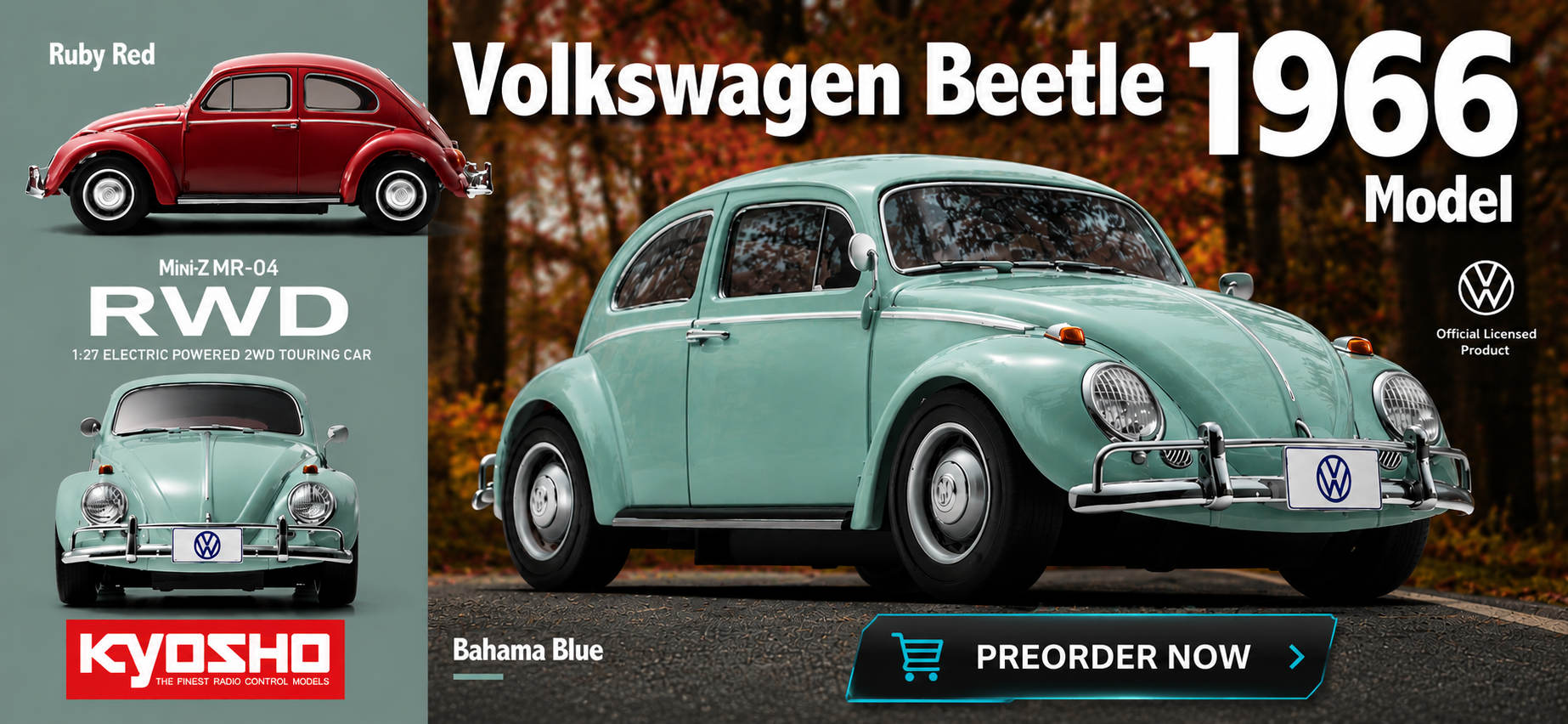 KYOSHO MINI-Z MR-04 RWD VOLKWAGEN BETTLE