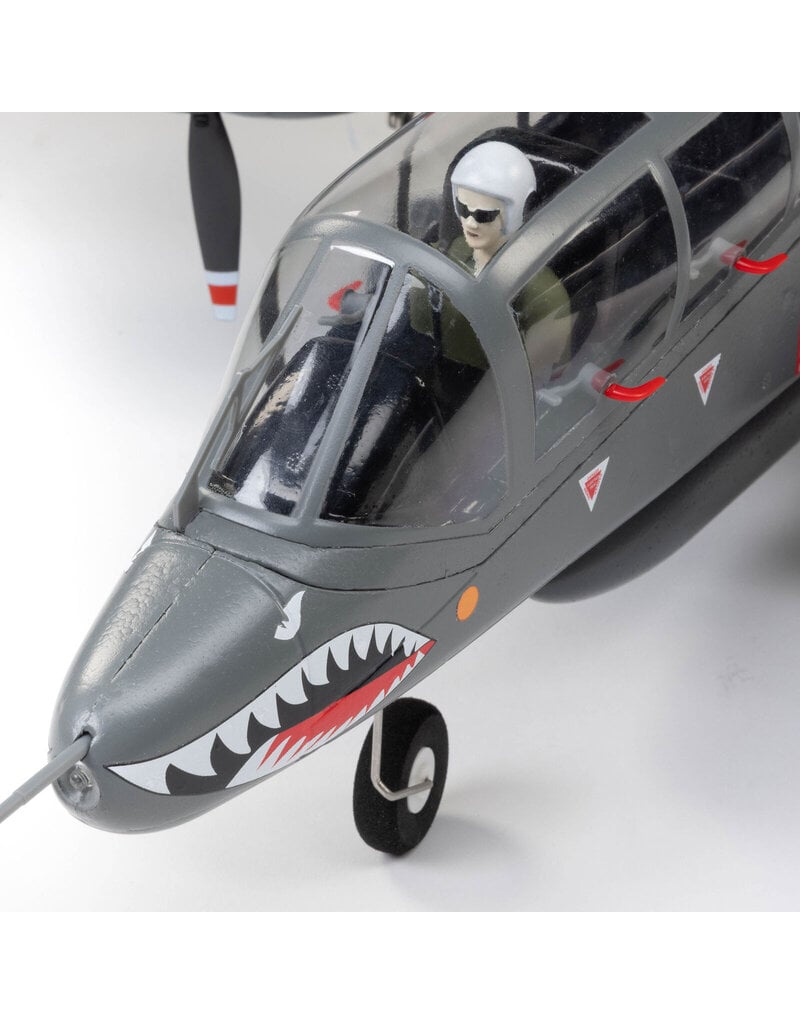 E-FLITE EFLU35050 MICRO OV-10 BRONCO 645MM BNF BASIC WITH AS3X AND SAFE SELECT
