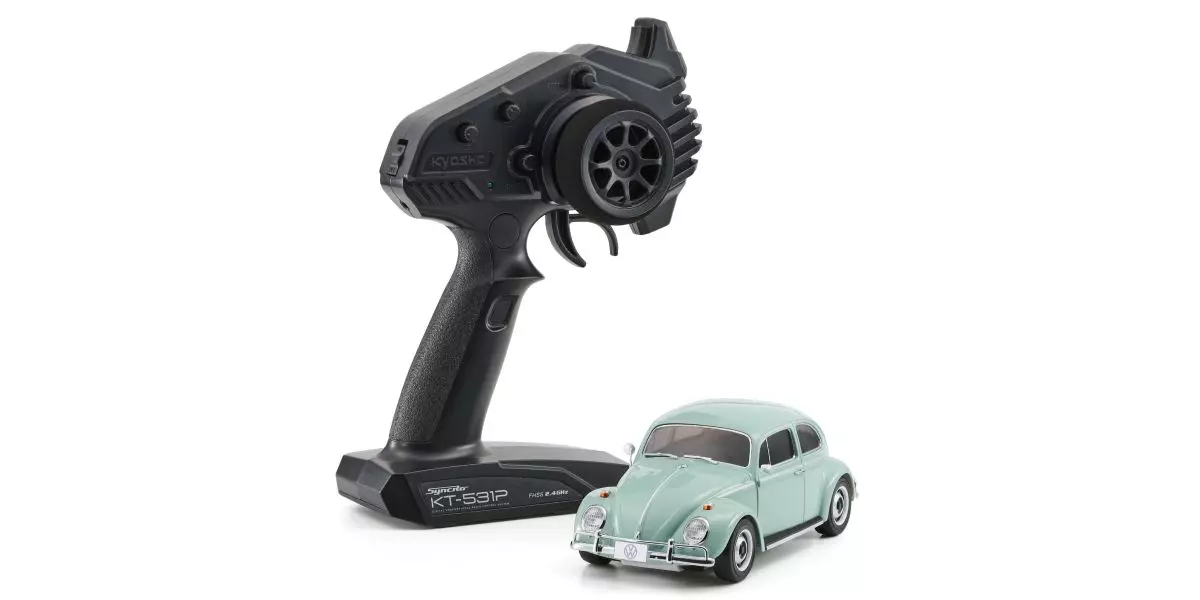 KYO32374BBL MINI-Z RWD MR-04 VW BETTLE 1966: BAHAMA BLUE