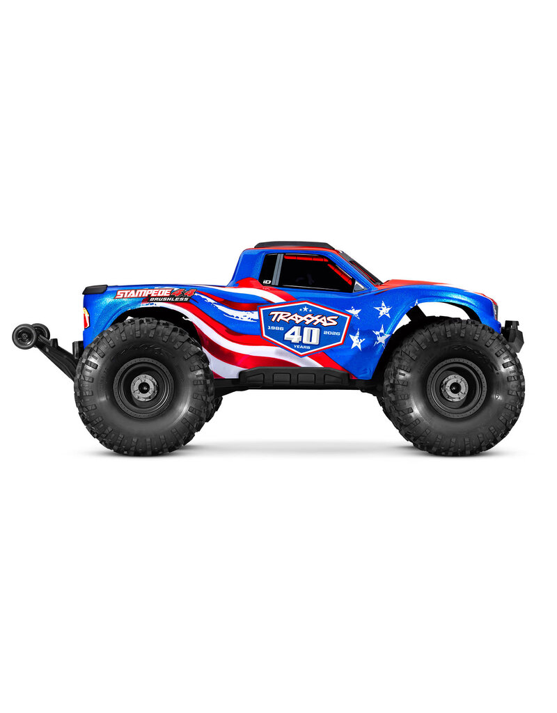 TRAXXAS TRA67454-4-40TH STAMPEDE 4X4 HD VX3 BL
