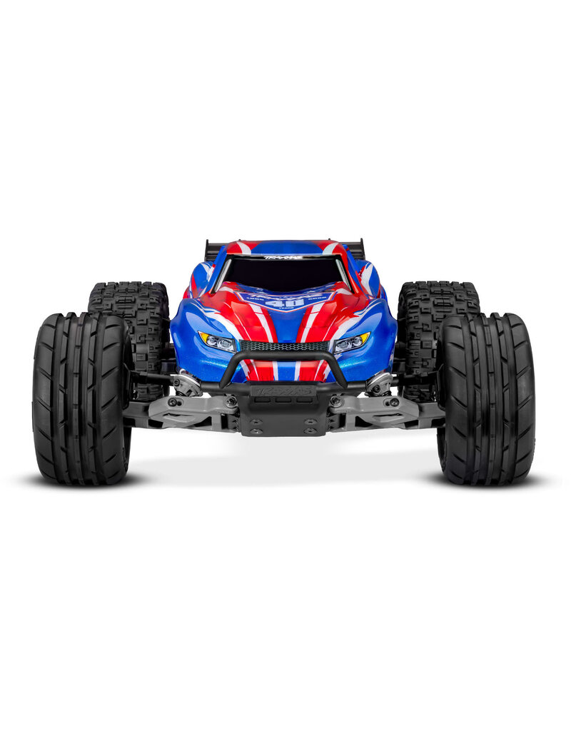 TRAXXAS TRA37454-4-40TH RUSTLER 2WD HD VX3 BL