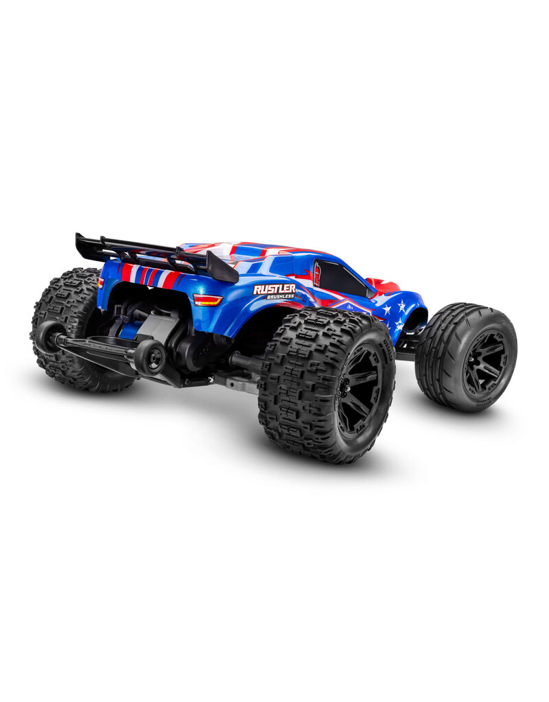 TRAXXAS TRA37454-4-40TH RUSTLER 2WD HD VX3 BL