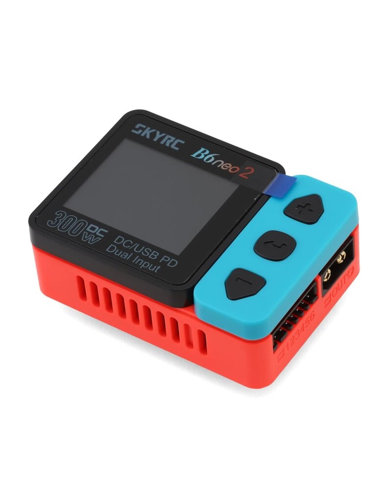SKYRC SKY-100225-01 B6NEO 2 LIPO/LIHV/LIFE DC BATTERY CHARGER (6S/16A/300W) (BLUE/RED)
