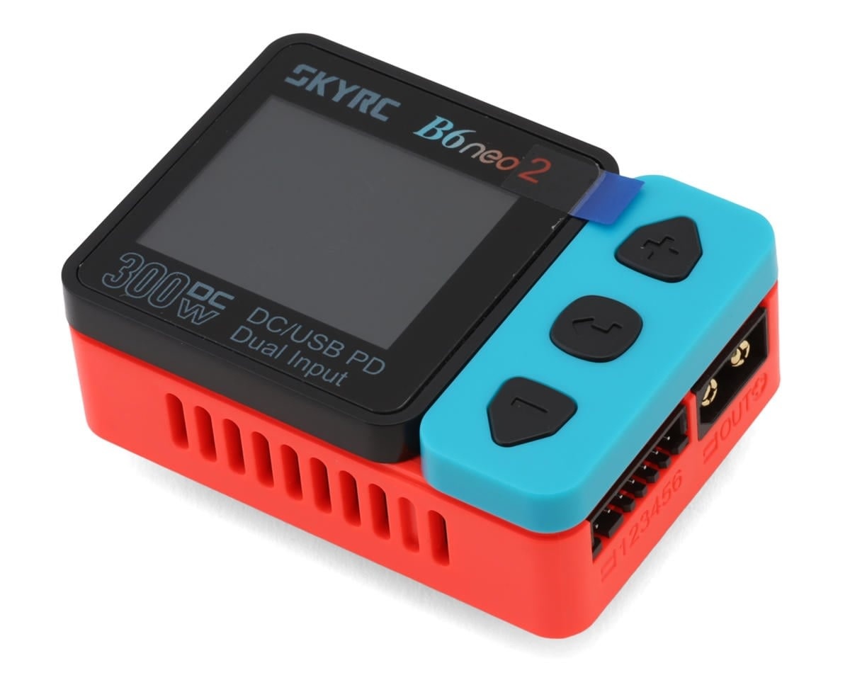 SKY-100225-01 B6NEO 2 LIPO/LIHV/LIFE DC BATTERY CHARGER (6S/16A/300W) (BLUE/RED)