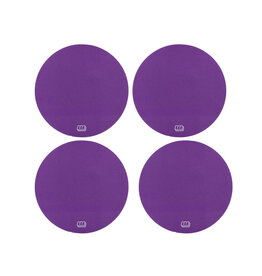 WHITZ RC RACING PRODUCTS WRP-WH-PRP WORKHORSE 2.2" 1/10 OFF-ROAD DIRT OVAL WHEEL STICKERS (PURPLE) (4)