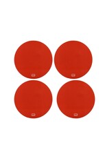 WHITZ RC RACING PRODUCTS WRP-WH-RED WORKHORSE 2.2" 1/10 OFF-ROAD DIRT OVAL WHEEL STICKERS (RED) (4)