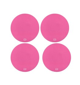 WHITZ RC RACING PRODUCTS WRP-WH-PNK WORKHORSE 2.2" 1/10 OFF-ROAD DIRT OVAL WHEEL STICKERS (PINK) (4)