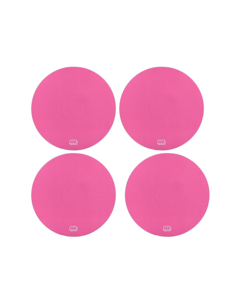 WHITZ RC RACING PRODUCTS WRP-WH-PNK WORKHORSE 2.2" 1/10 OFF-ROAD DIRT OVAL WHEEL STICKERS (PINK) (4)
