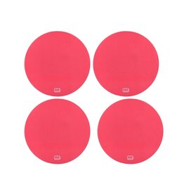 WHITZ RC RACING PRODUCTS WRP-WH-HPK WORKHORSE 2.2" 1/10 OFF-ROAD DIRT OVAL WHEEL STICKERS (HOT PINK) (4)
