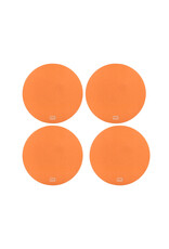 WHITZ RC RACING PRODUCTS WRP-WH-ORN WORKHORSE 2.2" 1/10 OFF-ROAD DIRT OVAL WHEEL STICKERS (ORANGE) (4)