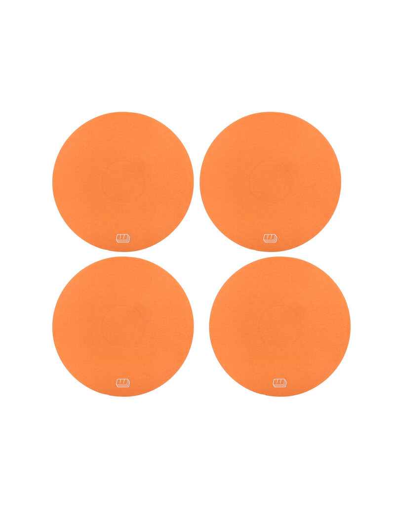 WHITZ RC RACING PRODUCTS WRP-WH-ORN WORKHORSE 2.2" 1/10 OFF-ROAD DIRT OVAL WHEEL STICKERS (ORANGE) (4)