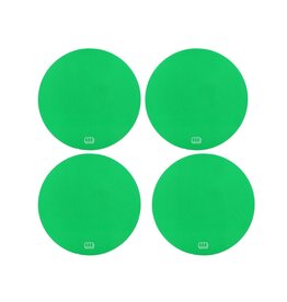 WHITZ RC RACING PRODUCTS WRP-WH-GRN WORKHORSE 2.2" 1/10 OFF-ROAD DIRT OVAL WHEEL STICKERS (GREEN) (4)