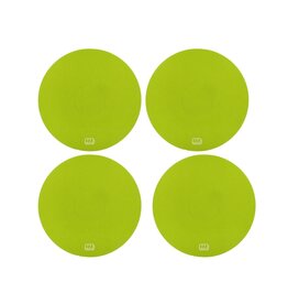 WHITZ RC RACING PRODUCTS WRP-WH-YLW WORKHORSE 2.2" 1/10 OFF-ROAD DIRT OVAL WHEEL STICKERS (YELLOW) (4)
