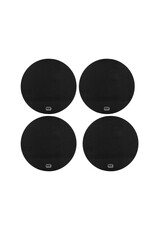 WHITZ RC RACING PRODUCTS WRP-WH-BLK WORKHORSE 2.2" 1/10 OFF-ROAD DIRT OVAL WHEEL STICKERS (BLACK) (4)