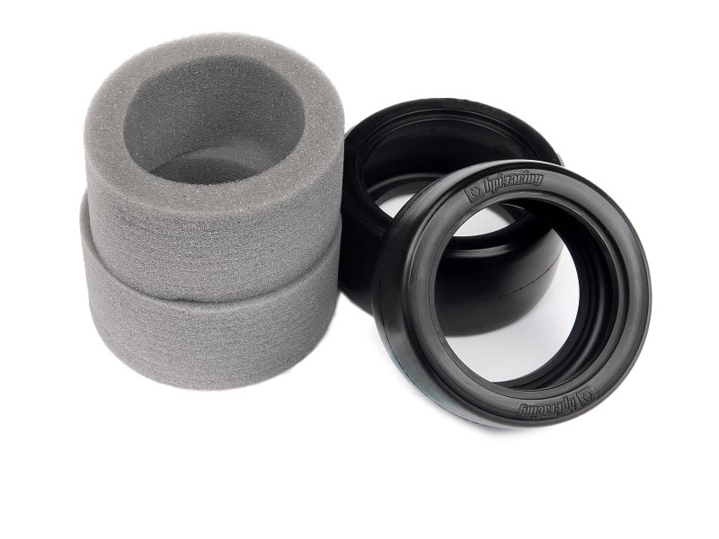 HPI109158 FRONT SLICK TIRE, FOR THE FALKEN AZENIS, 31MM (2PCS)
