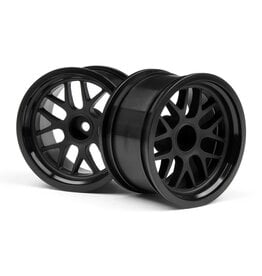 HPI RACING HPI109156 BBS SPOKE WHEEL, 48X31MM, BLACK, 9MM OFFSET, (2PCS)