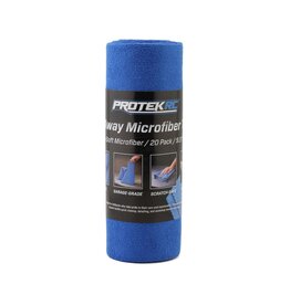 PROTEK RC PTK-1550 TEAR AWAY MICROFIBER ROLL (20 SHEETS) (9.5X9.5")