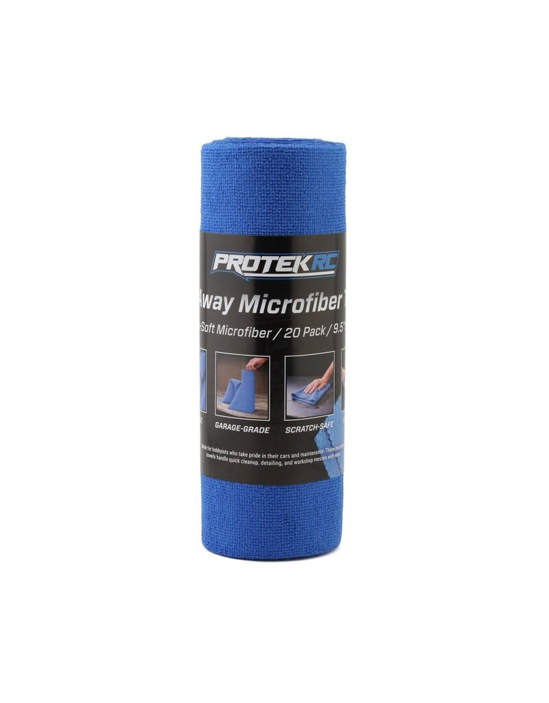 PROTEK RC PTK-1550 TEAR AWAY MICROFIBER ROLL (20 SHEETS) (9.5X9.5")