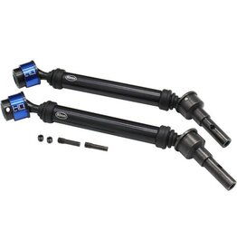 HOT RACING HRAERVT288RC METAL CV SPLINED DRIVE SHAFT FOR TRAXXAS E-REVO 2.0