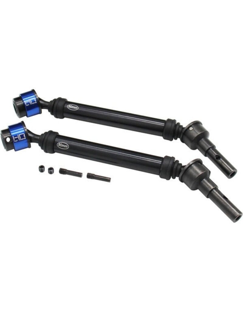 HOT RACING HRAERVT288RC METAL CV SPLINED DRIVE SHAFT FOR TRAXXAS E-REVO 2.0