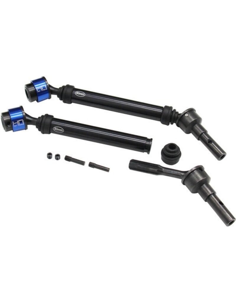 HOT RACING HRAERVT288RC METAL CV SPLINED DRIVE SHAFT FOR TRAXXAS E-REVO 2.0