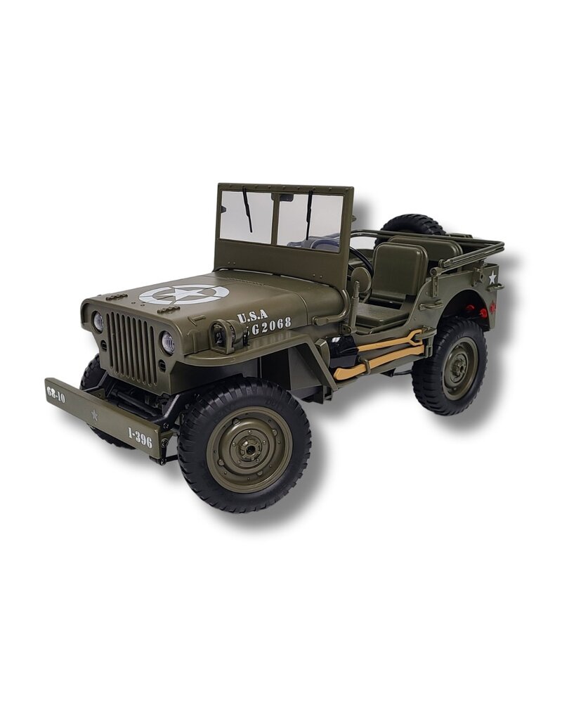 IMEX IMX77807 1/10 SCALE MILITARY JEEP: GREEN