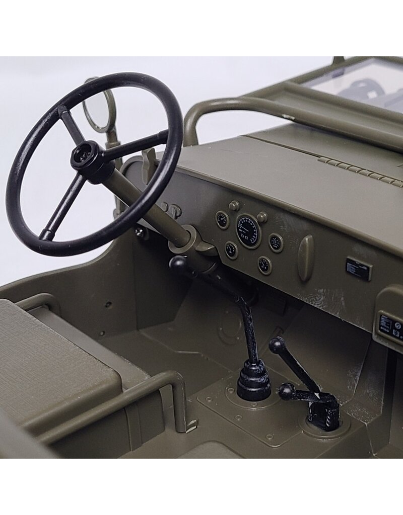 IMEX IMX77807 1/10 SCALE MILITARY JEEP: GREEN